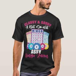 Bingo Player Gambling Lottery Bingo Card Bingo Que T-Shirt