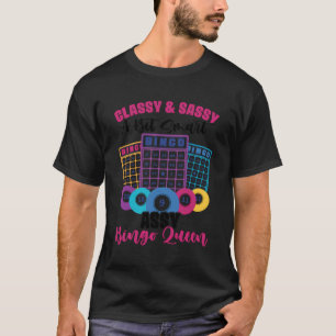 Bingo Player Gambling Lottery Bingo Card Bingo Que T-Shirt