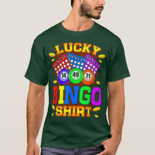 Bingo Player Grandma Grandpa Bingo Gambling T-Shirt