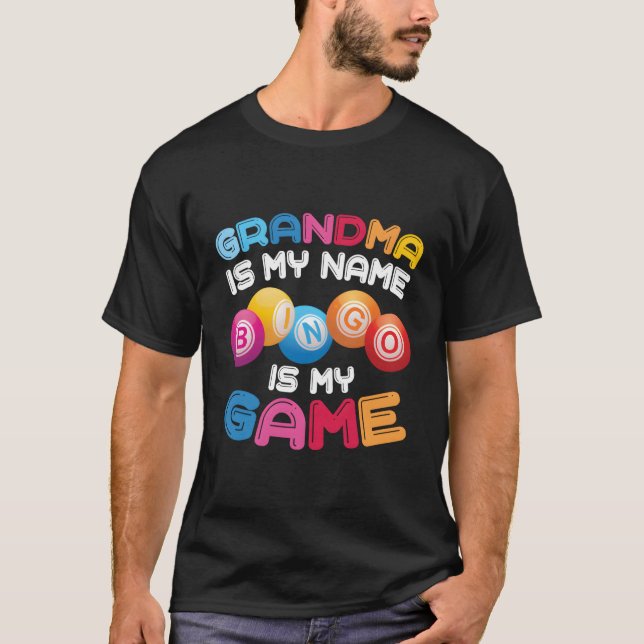 Bingo Player Grandma T-Shirt (Front)