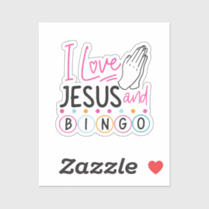 Bingo Player Jesus Faith Christian I Love Jesus An