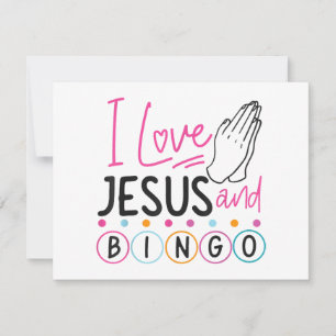 Bingo Player Jesus Faith Christian I Love Jesus An Invitation
