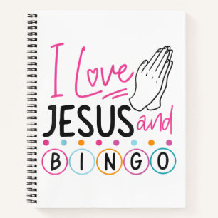 Bingo Player Jesus Faith Christian I Love Jesus An Notebook