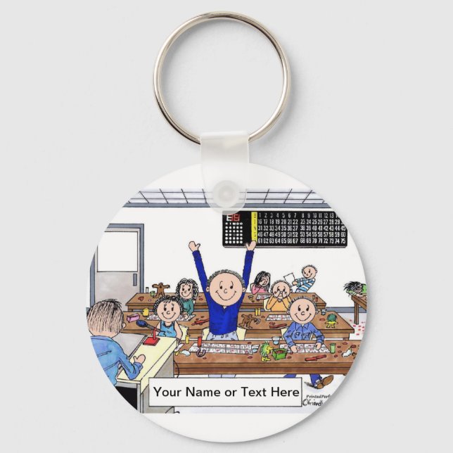 Bingo Player - Male  Key Ring (Front)