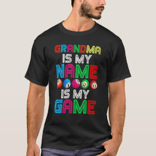 Bingo Player Nana  Grandma Bingo Winner Lotto Bing T-Shirt