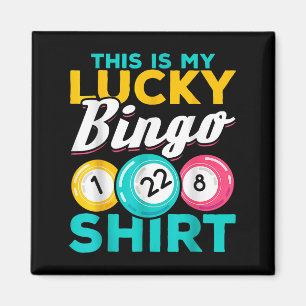 Bingo Player This Is My Lucky Bingo Funny Bingo Me Magnet