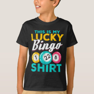 Bingo Player This Is My Lucky Bingo Funny Bingo Me T-Shirt