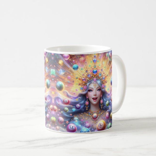 Bingo Queen Coffee Mug (Front Right)