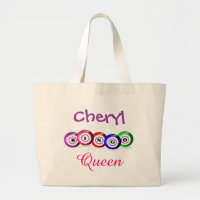 Bingo Queen Fun Bingo Balls Design