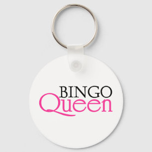 Bingo Queen Key Ring