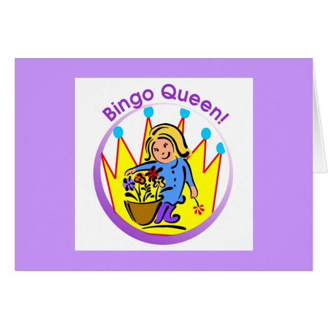 Bingo Queen - open message (Front Horizontal)