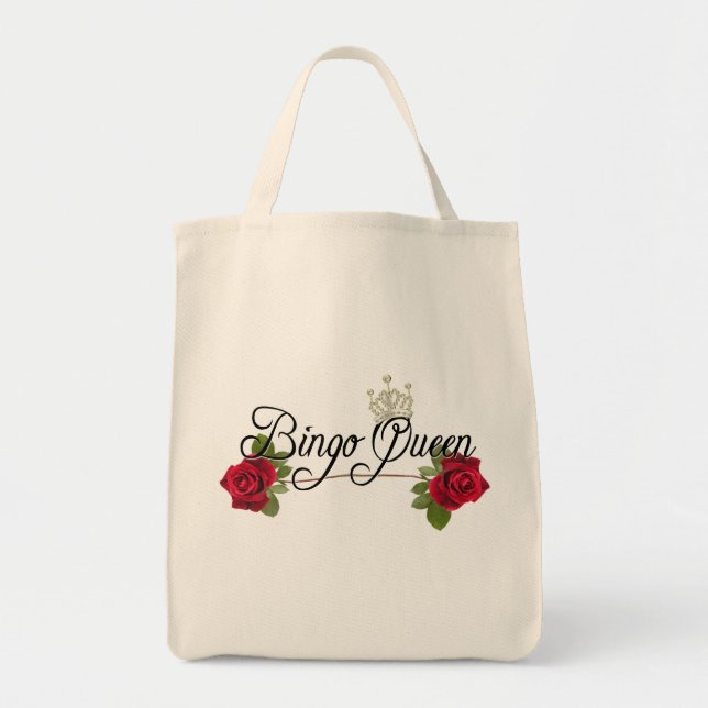 Bingo Queen Tote Bag (Front)