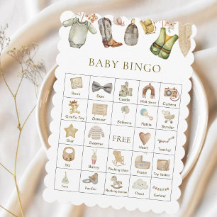 Bingo Reel Excited Fishing Baby Shower Game
