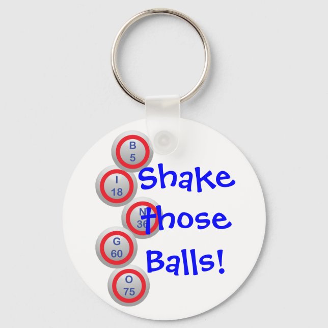 Bingo Shake Key Ring (Front)