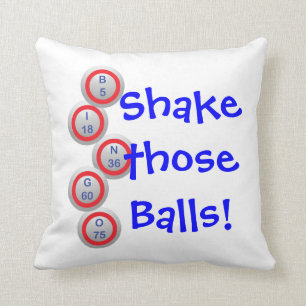Bingo! Shake those Balls! Cushion