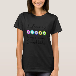 Bingo Shirt, I Love Bingo, Gift for Grandma, Mommo T-Shirt