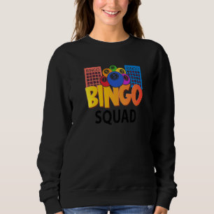 Bingo Squad Lucky Game Lottery Kids Men Women Sweatshirt