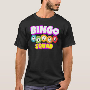 Bingo Squad Team Player Lucky Bingo Luck Women M T-Shirt