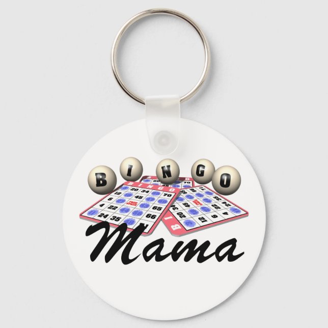 Bingo T-shirts and Gifts. Key Ring (Front)