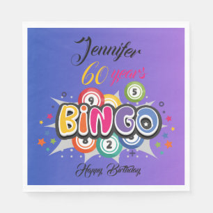 BINGO themed birthday party Napkin