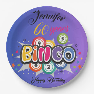 BINGO themed birthday party  Paper Plate