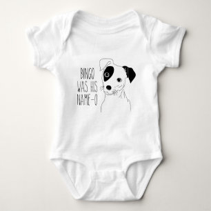 Bingo Was His Name-O Baby Bodysuit