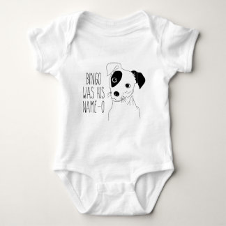 Bingo Was His Name-O Baby Bodysuit