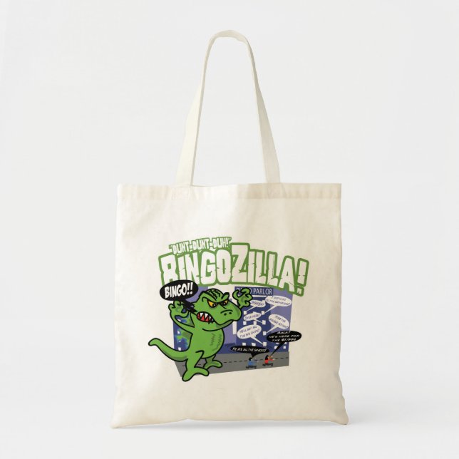 BingoZilla budget bingo tote bag (Front)