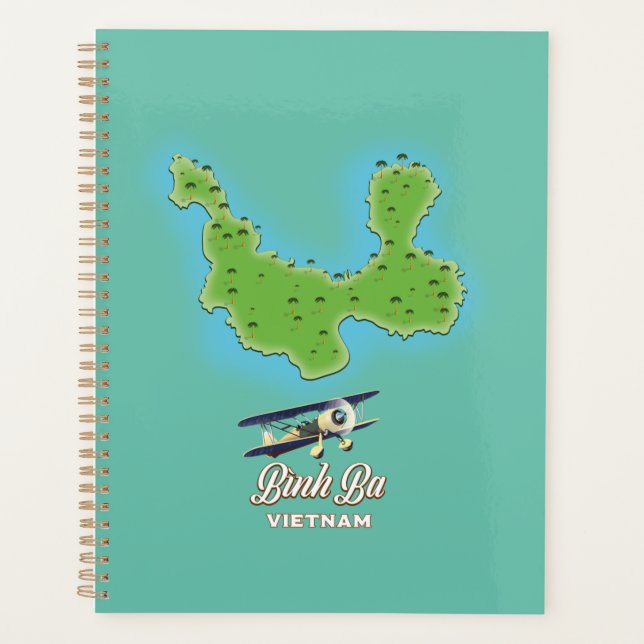 Bình Ba Island map Vietnam map Planner (Front)
