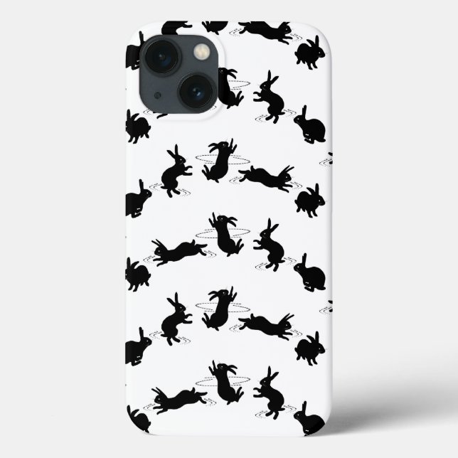 Binky Bunnies iPad Case (Choose Colour) (Back)