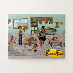 Bino and Fino At The Tailor Kids Puzzle