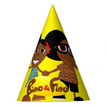 Bino and Fino Birthday Party Hat