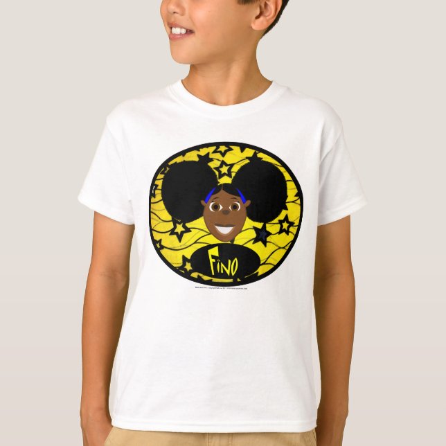 Bino and Fino - Fino West African Yellow T-Shirt (Front)