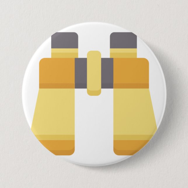 Binoculars 7.5 Cm Round Badge (Front)