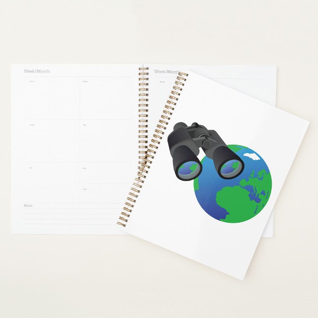 Binoculars Looking at Earth Planet Explorer Travel Planner (Creator Uploaded)