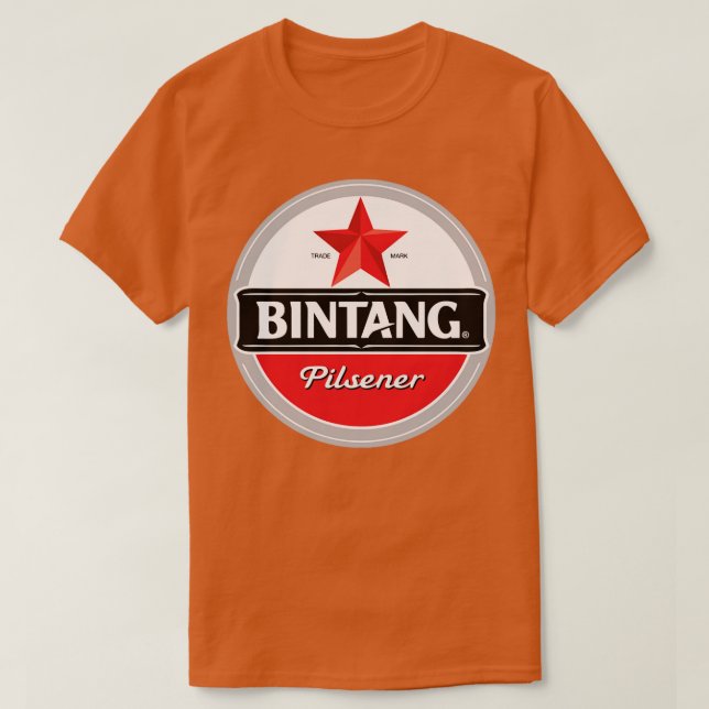 Bintang Beer Merchandise  T-Shirt (Design Front)