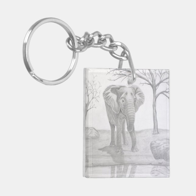 Binti Acrylic Keychain (Front Left)