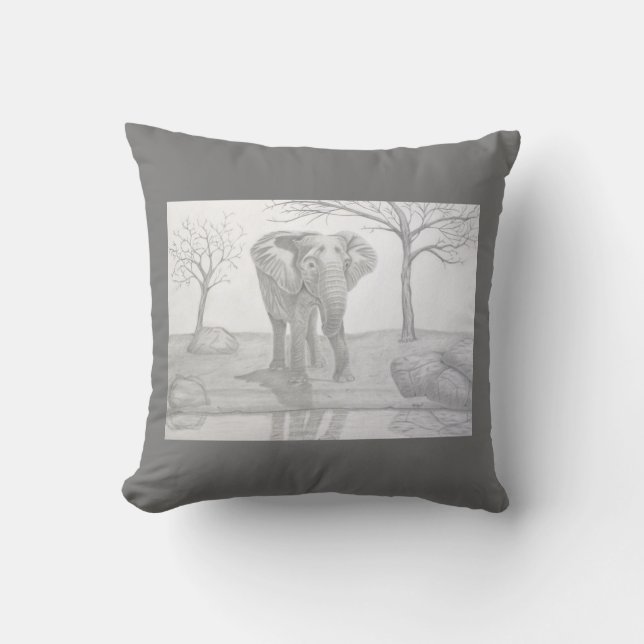 Binti Throw Pillow (Front)