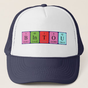 Bintou periodic table name hat