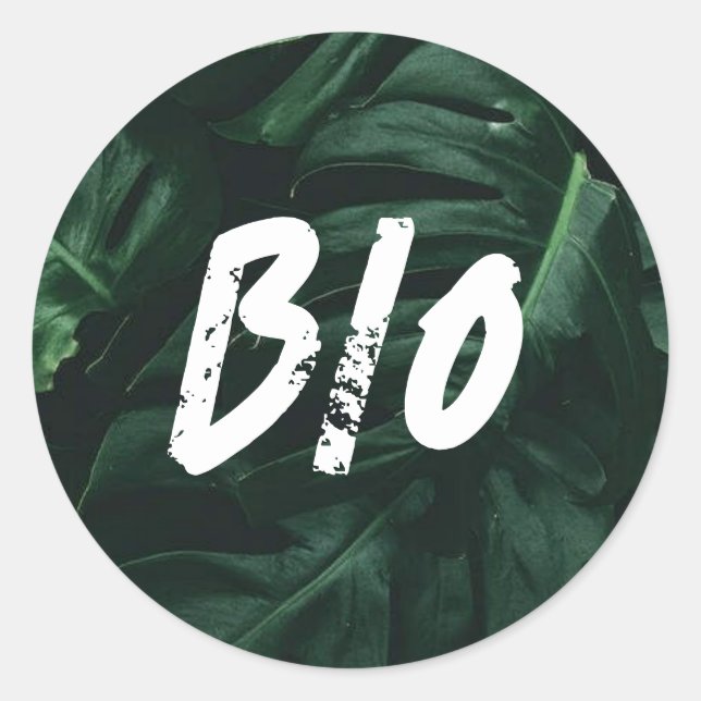 Bio Classic Round Sticker (Front)