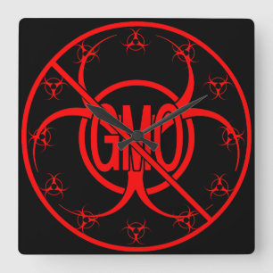 Bio-hazard Clock Bio-Hazard Warning Gift Decor