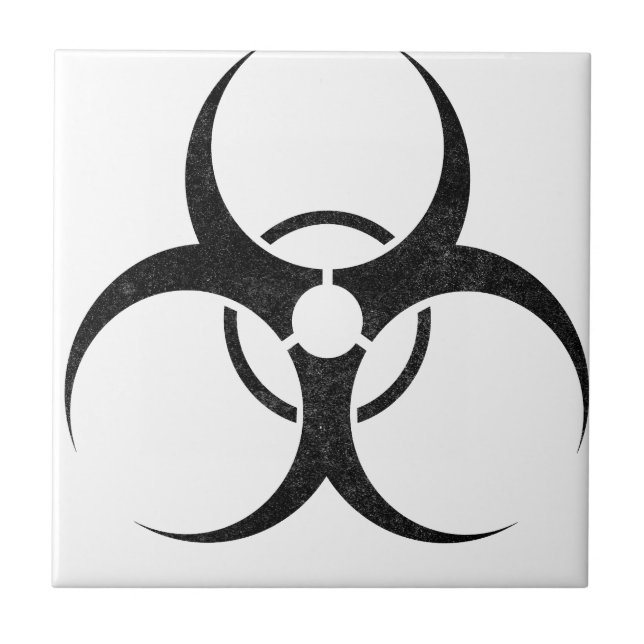 Bio-hazard logo tile (Front)