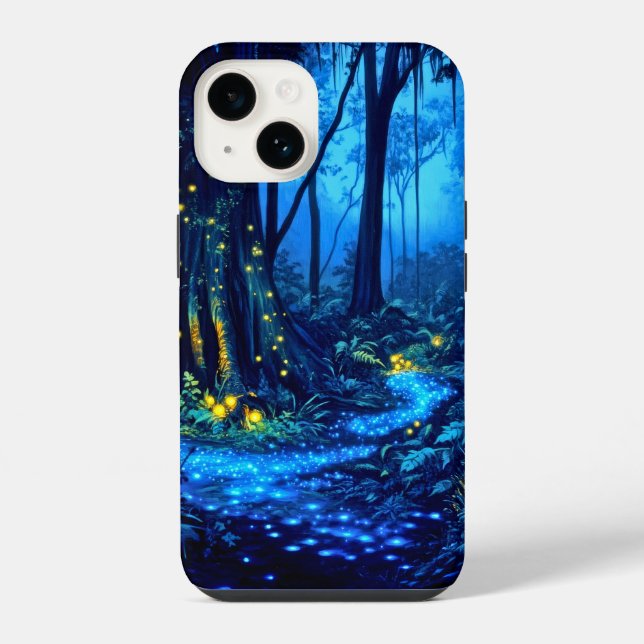 Bio Luminescent Forest iPhone Case (Back)