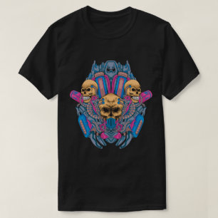 Bio-Mech Skull Fusion T-Shirt