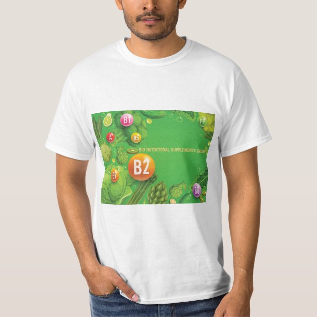 Bio Nutritional Supplements Design T-Shirt (Front)