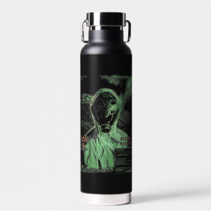 Bio-Waste - Techno-Dystopian Streetwear Design Water Bottle