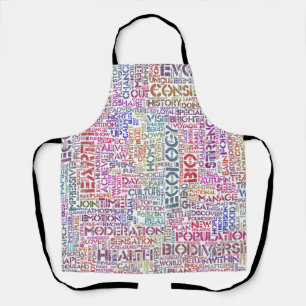 Bio Word Cloud Text Reason Biodiversity Apron