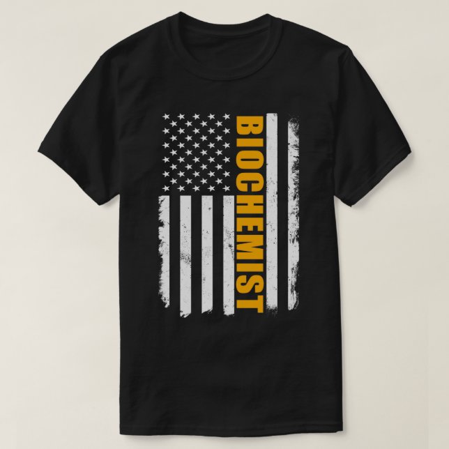 Biochemist American T-Shirt (Design Front)