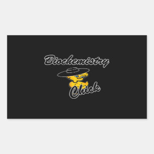 Biochemistry Chick #4 Rectangular Sticker