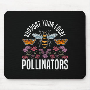 Biodiversity Butterfly Support Your Local Pollinat Mouse Pad